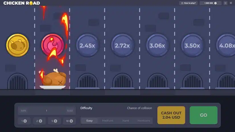 Προσαρμογή των επιπέδων δυσκολίας στο Chicken Road 2.0.